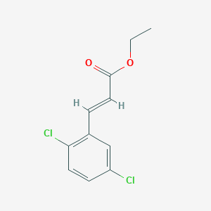 2-Propenoic acid, 3-(2,5-dichlorophenyl)-, ethyl ester, (2E)- 2-Propenoic acid, 3-(2,5-dichlorophenyl)-, ethyl ester, (2E)-