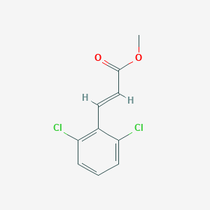 2-Propenoic acid, 3-(2,6-dichlorophenyl)-, methyl ester, (2E)- 2-Propenoic acid, 3-(2,6-dichlorophenyl)-, methyl ester, (2E)-
