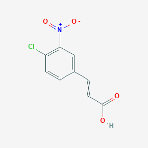 2-Propenoic acid, 3-(4-chloro-3-nitrophenyl)-, (2E)- 2-Propenoic acid, 3-(4-chloro-3-nitrophenyl)-, (2E)-