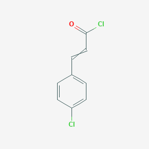 2-Propenoyl chloride, 3-(4-chlorophenyl)-, (2E)- 2-Propenoyl chloride, 3-(4-chlorophenyl)-, (2E)-