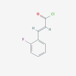 2-Propenoyl chloride, 3-(2-fluorophenyl)-, (2E)- 