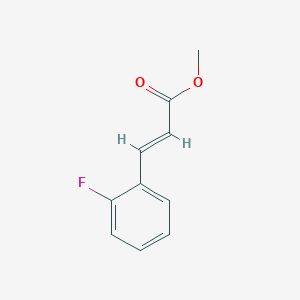2-Propenoic acid, 3-(2-fluorophenyl)-, methyl ester, (2E)- 2-Propenoic acid, 3-(2-fluorophenyl)-, methyl ester, (2E)-