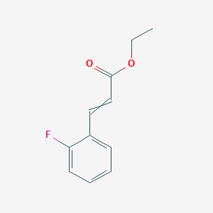 2-Propenoic acid, 3-(2-fluorophenyl)-, ethyl ester, (2E)- 2-Propenoic acid, 3-(2-fluorophenyl)-, ethyl ester, (2E)-