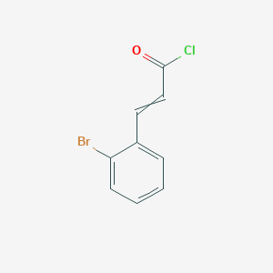 2-Propenoyl chloride, 3-(2-bromophenyl)- 2-Propenoyl chloride, 3-(2-bromophenyl)-