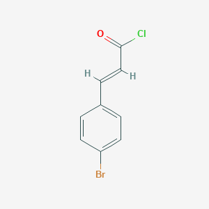 2-Propenoyl chloride, 3-(4-bromophenyl)-, (2E)- 2-Propenoyl chloride, 3-(4-bromophenyl)-, (2E)-