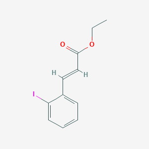 2-Propenoic acid, 3-(2-iodophenyl)-, ethyl ester 2-Propenoic acid, 3-(2-iodophenyl)-, ethyl ester