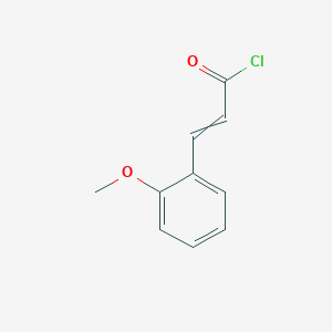 2-Propenoyl chloride, 3-(2-methoxyphenyl)-, (2E)- 2-Propenoyl chloride, 3-(2-methoxyphenyl)-, (2E)-
