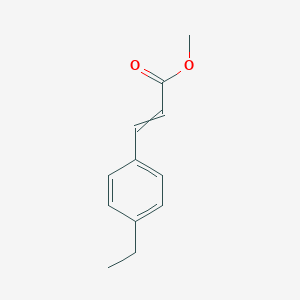 2-Propenoic acid, 3-(4-ethylphenyl)-, methyl ester, (2E)- 2-Propenoic acid, 3-(4-ethylphenyl)-, methyl ester, (2E)-