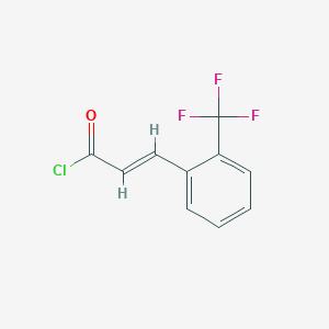 3-(2-Trifluoromethylphenyl)-2-propenoylchloride 