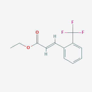 ethyl (2E)-3-[2-(trifluoromethyl)phenyl]-2-propenoate 