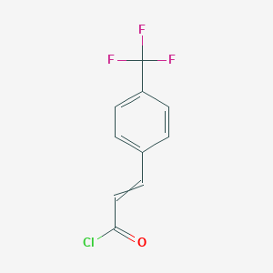 2-Propenoyl chloride, 3-[4-(trifluoromethyl)phenyl]-, (2E)-