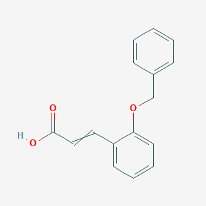 2-Propenoic acid, 3-[2-(phenylmethoxy)phenyl]-, (E)- 
