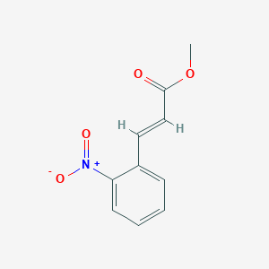 2-Propenoic acid, 3-(2-nitrophenyl)-, methyl ester, (2E)- 2-Propenoic acid, 3-(2-nitrophenyl)-, methyl ester, (2E)-