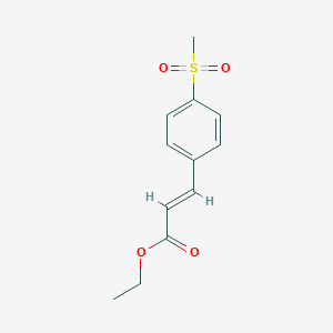 2-Propenoic acid, 3-[4-(methylsulfonyl)phenyl]-, ethyl ester, (2E)- 