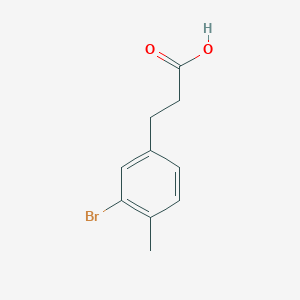 Benzenepropanoic acid, 3-bromo-4-methyl- Benzenepropanoic acid, 3-bromo-4-methyl-