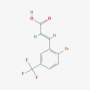 2-Bromo-5-(trifluoromethyl)cinnamic acid 2-Bromo-5-(trifluoromethyl)cinnamic acid