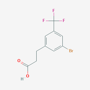 3-(3'-Bromo-5'-(trifluoromethyl)phenyl)propionic acid 3-(3'-Bromo-5'-(trifluoromethyl)phenyl)propionic acid