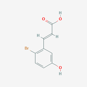 2-Bromo-5-hydroxycinnamic acid 