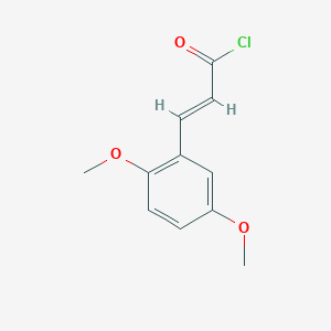 (E)-3-(2,5-Dimethoxyphenyl)acryloyl chloride 