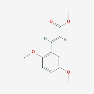 2-Propenoic acid, 3-(2,5-dimethoxyphenyl)-, methyl ester 