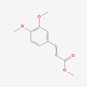 2-Propenoic acid, 3-(3,4-dimethoxyphenyl)-, methyl ester, (2E)- 2-Propenoic acid, 3-(3,4-dimethoxyphenyl)-, methyl ester, (2E)-