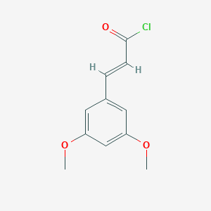 2-Propenoyl chloride, 3-(3,5-dimethoxyphenyl)-, (2E)- 2-Propenoyl chloride, 3-(3,5-dimethoxyphenyl)-, (2E)-