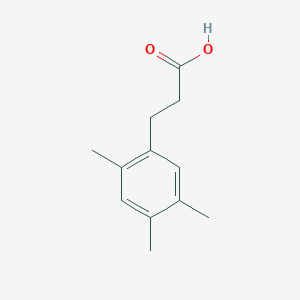 Benzenepropanoic acid, 2,4,5-trimethyl- 