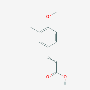 2-Propenoic acid, 3-(4-methoxy-3-methylphenyl)- 2-Propenoic acid, 3-(4-methoxy-3-methylphenyl)-