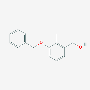 Benzenemethanol, 2-methyl-3-(phenylmethoxy)- Benzenemethanol, 2-methyl-3-(phenylmethoxy)-