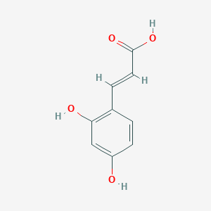 2-Propenoic acid, 3-(2,4-dihydroxyphenyl)-, (2E)- 2-Propenoic acid, 3-(2,4-dihydroxyphenyl)-, (2E)-