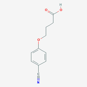 Butanoic acid, 4-(4-cyanophenoxy)- Butanoic acid, 4-(4-cyanophenoxy)-