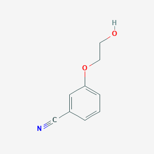 Benzonitrile, 3-(2-hydroxyethoxy)- Benzonitrile, 3-(2-hydroxyethoxy)-