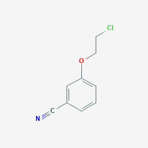Benzonitrile, 3-(2-chloroethoxy)- Benzonitrile, 3-(2-chloroethoxy)-