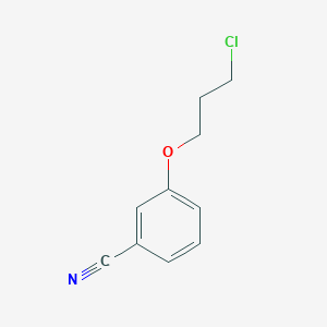 Benzonitrile, 3-(3-chloropropoxy)- Benzonitrile, 3-(3-chloropropoxy)-