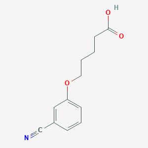 Pentanoic acid, 5-(3-cyanophenoxy)- 