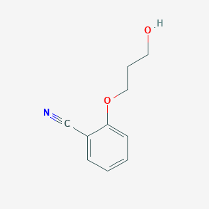 Benzonitrile, 2-(3-hydroxypropoxy)- 