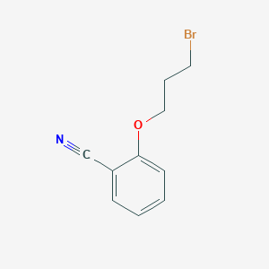 Benzonitrile, 2-(3-bromopropoxy)- Benzonitrile, 2-(3-bromopropoxy)-