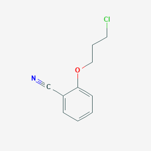 Benzonitrile, 2-(3-chloropropoxy)- Benzonitrile, 2-(3-chloropropoxy)-