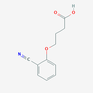 Butanoic acid, 4-(2-cyanophenoxy)- 