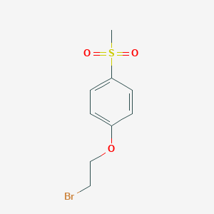 Benzene, 1-(2-bromoethoxy)-4-(methylsulfonyl)- Benzene, 1-(2-bromoethoxy)-4-(methylsulfonyl)-