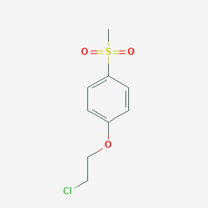 Benzene, 1-(2-chloroethoxy)-4-(methylsulfonyl)- Benzene, 1-(2-chloroethoxy)-4-(methylsulfonyl)-