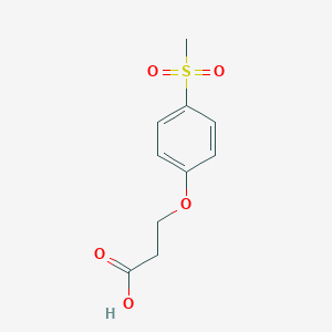 3-(4-methanesulfonylphenoxy)propanoic acid 3-(4-methanesulfonylphenoxy)propanoic acid