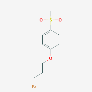 1-(3-bromopropoxy)-4-methanesulfonylbenzene 1-(3-bromopropoxy)-4-methanesulfonylbenzene