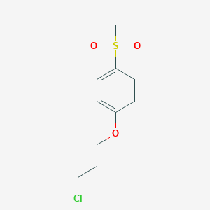 Benzene, 1-(3-chloropropoxy)-4-(methylsulfonyl)- Benzene, 1-(3-chloropropoxy)-4-(methylsulfonyl)-