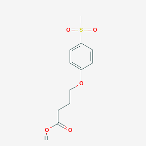 4-(4-methanesulfonylphenoxy)butanoic acid 4-(4-methanesulfonylphenoxy)butanoic acid