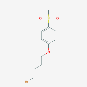 Benzene, 1-(4-bromobutoxy)-4-(methylsulfonyl)- Benzene, 1-(4-bromobutoxy)-4-(methylsulfonyl)-