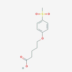 5-(4-methanesulfonylphenoxy)pentanoic acid 5-(4-methanesulfonylphenoxy)pentanoic acid