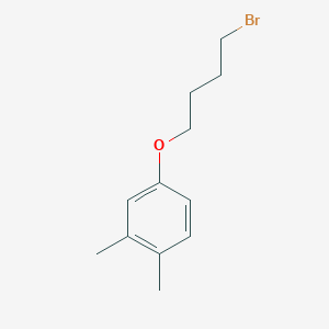 Benzene, 4-(4-bromobutoxy)-1,2-dimethyl- Benzene, 4-(4-bromobutoxy)-1,2-dimethyl-