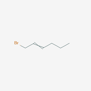 2-Hexene, 1-bromo-, (2E)- 2-Hexene, 1-bromo-, (2E)-