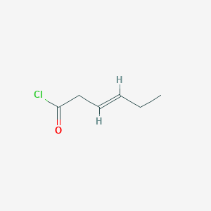 3-Hexenoyl chloride, (E)-; 3-Hexenoyl chloride, (E)-;